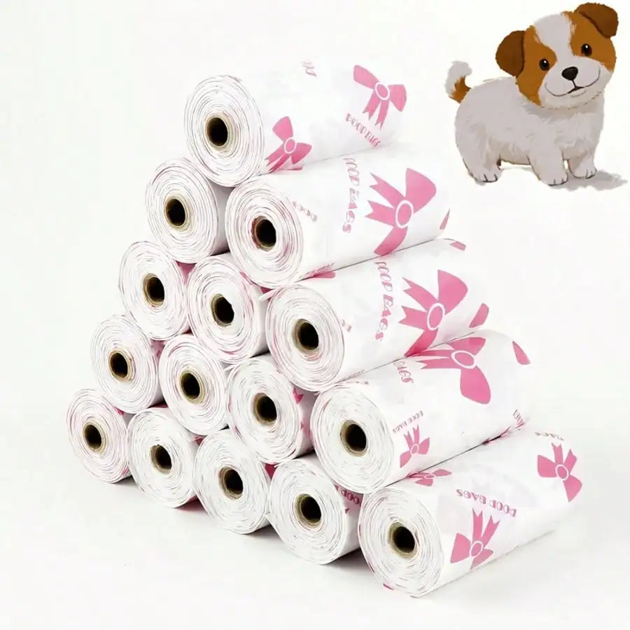 Super Thick Dog Poop Bags Leakproof Polyethylene 180 Count