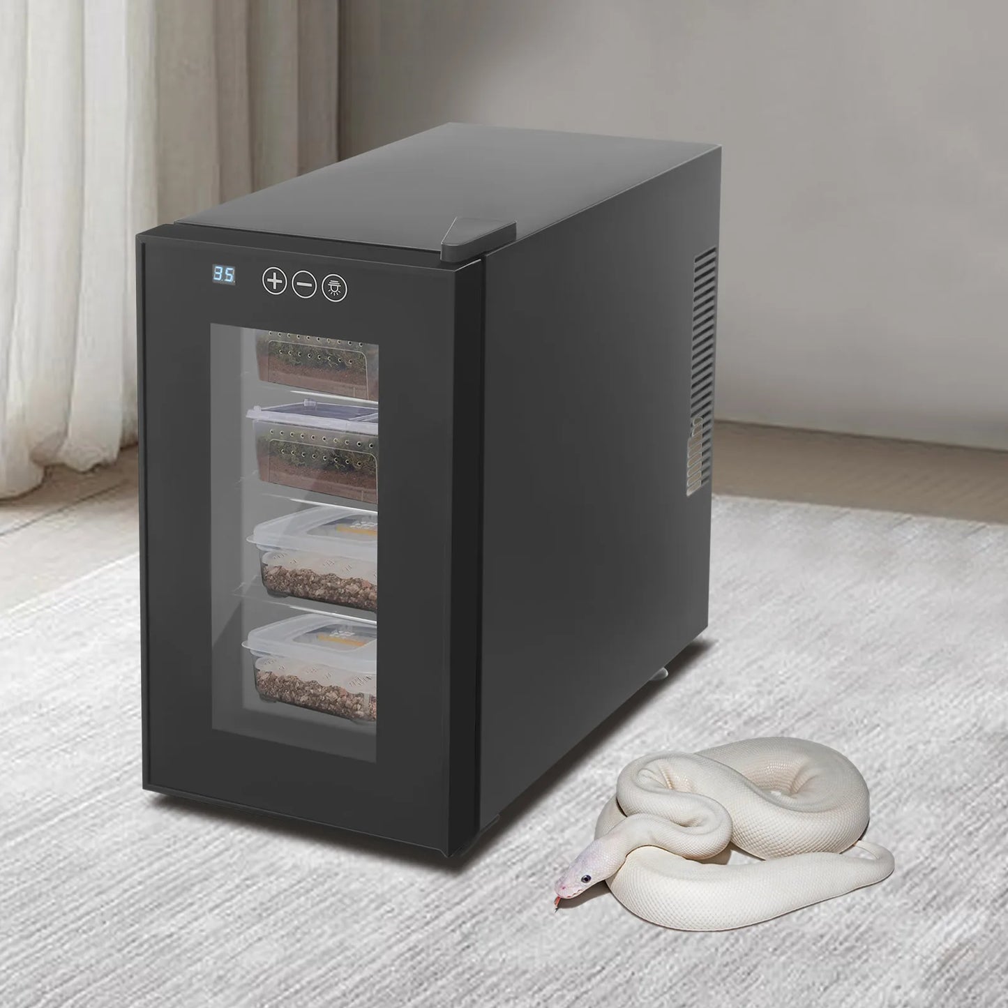 23L Reptile Incubator With Adjustable Temperature Humidity