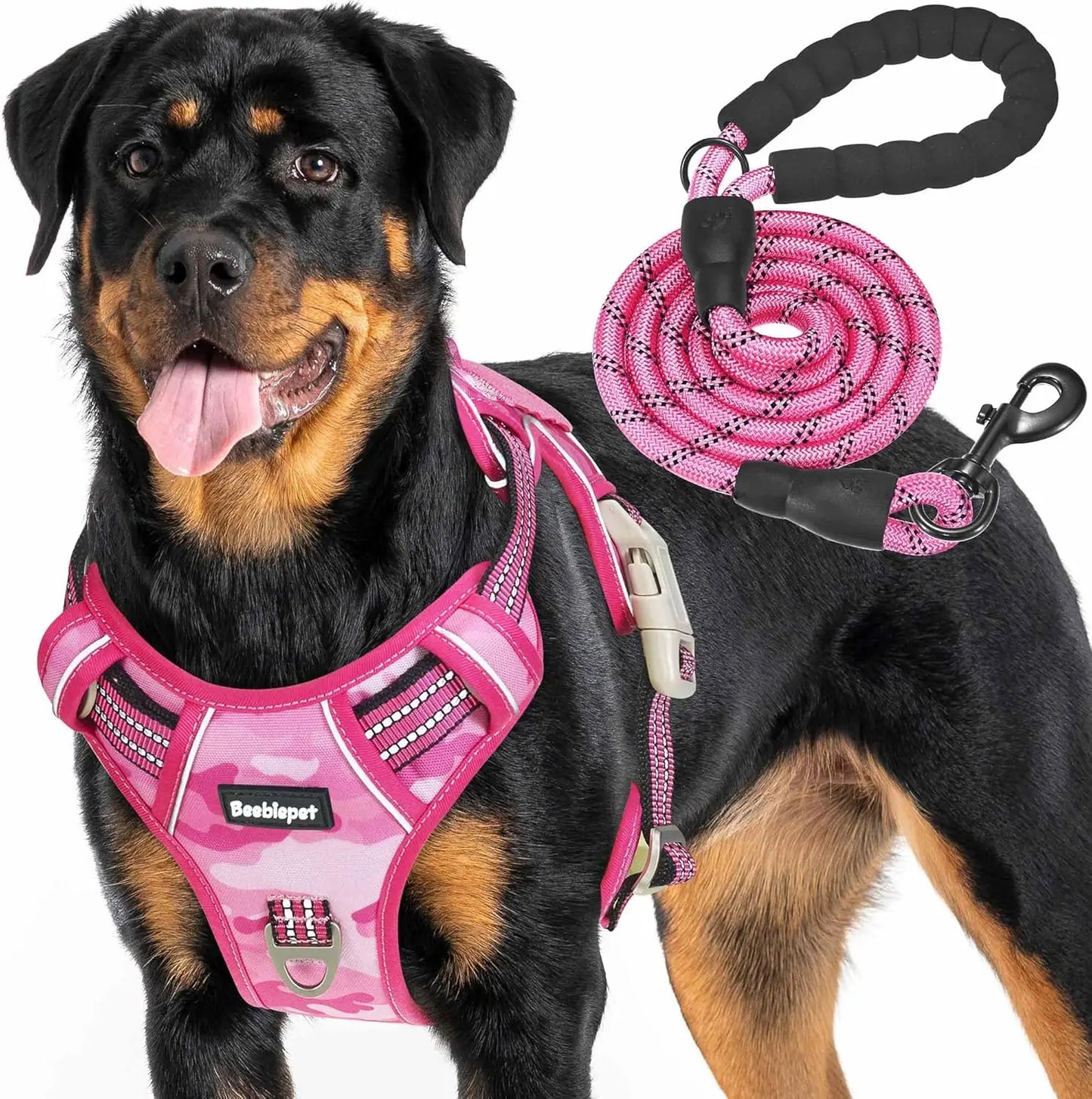 Heavy Duty Tactical Dog Harness Reflective No Pull