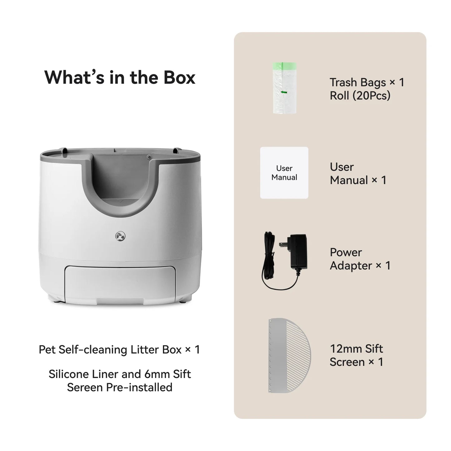 Furoomate Automatic Self-Cleaning Cat Litter Box For Modern Homes