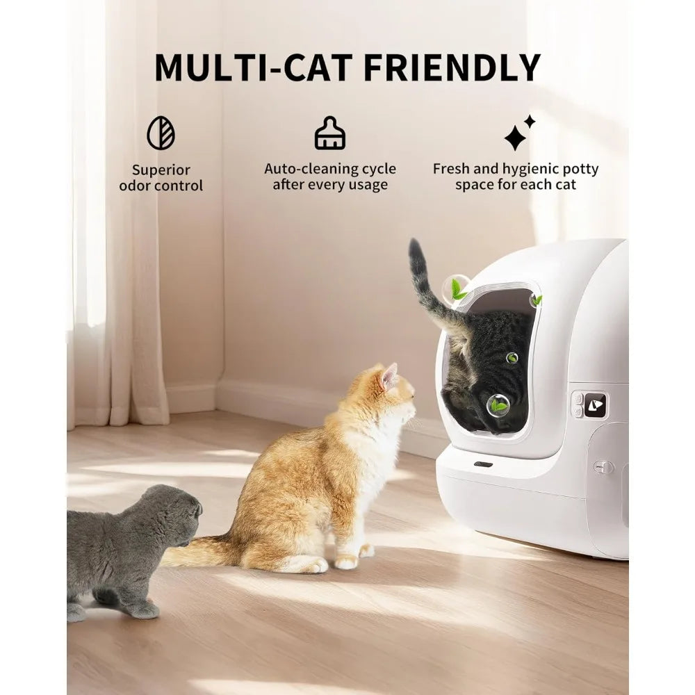 PuraMax 2 Automatic Self-Cleaning Cat Litter Box With App Control