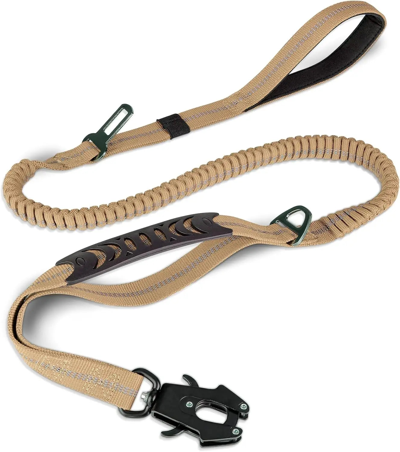 Reflective Shock Absorbing Pet Leash For Large Dogs Heavy Duty