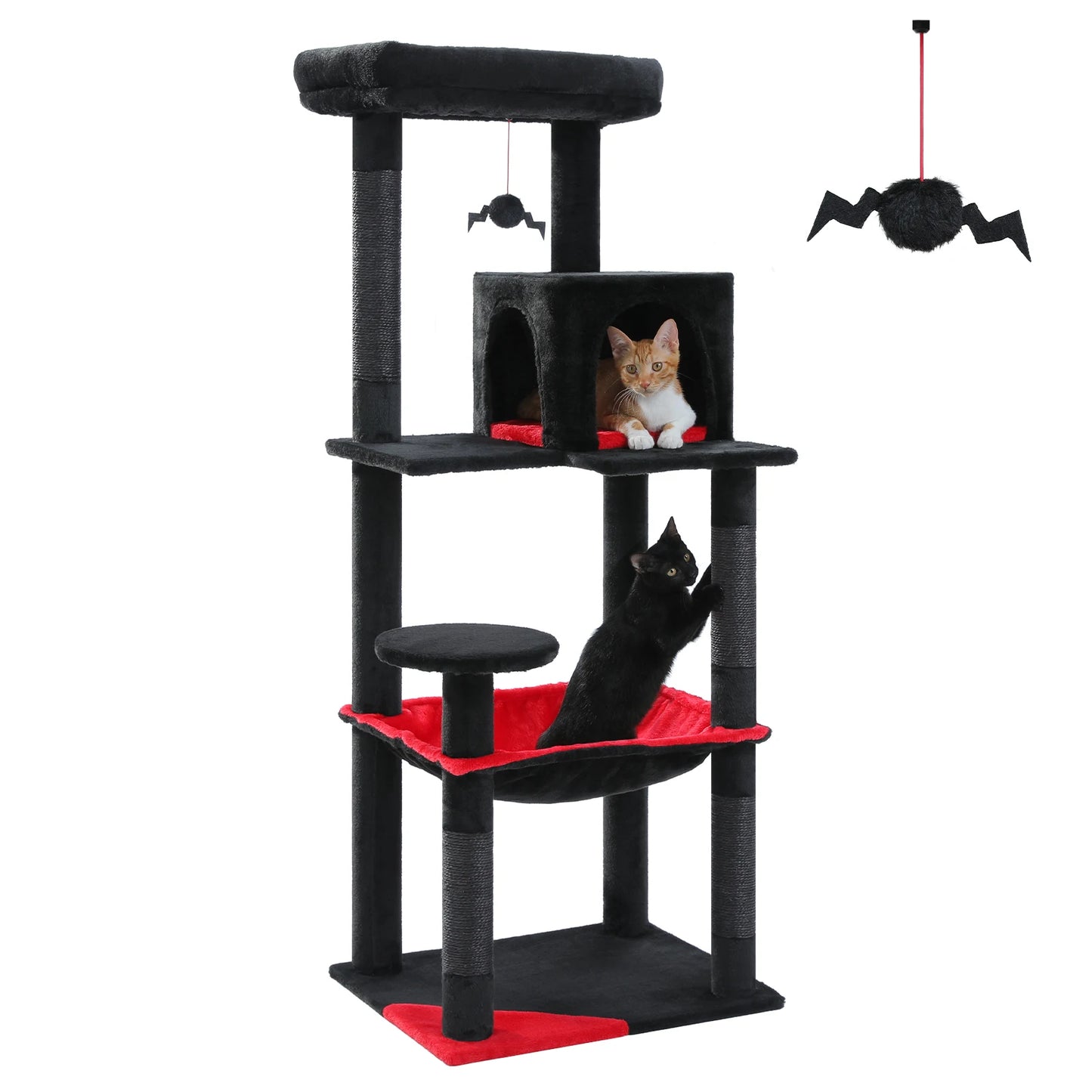PAWZ Road Cat Tree With Hammock And Scratching Posts