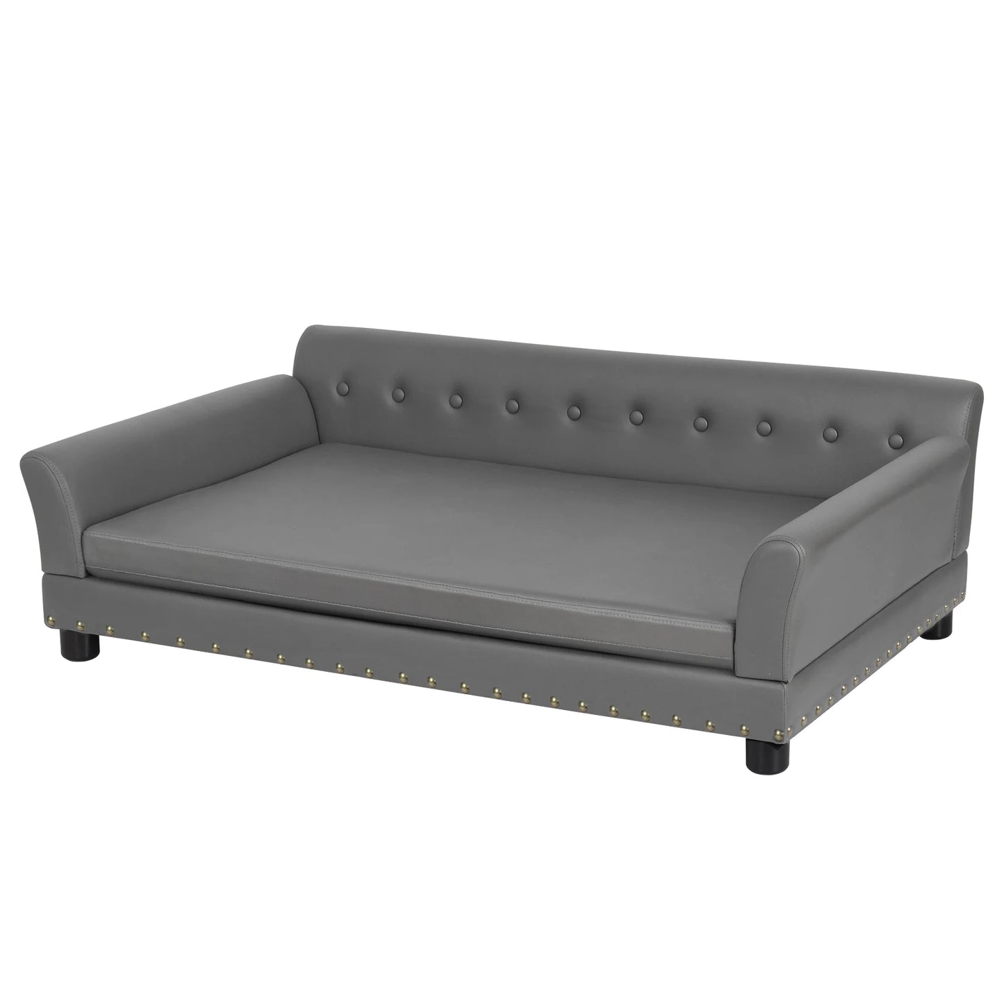 BINGOPAW Rectangle Elevated Dog Bed Durable Sofa For Dogs