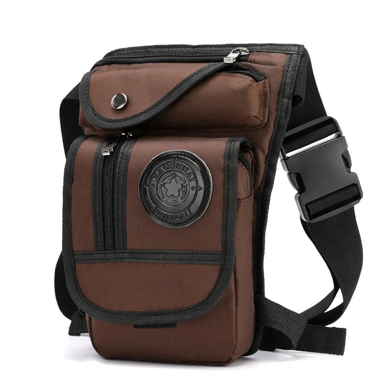 Portable Equestrian Drop Leg Bag Canvas Nylon Riding Waist Bag