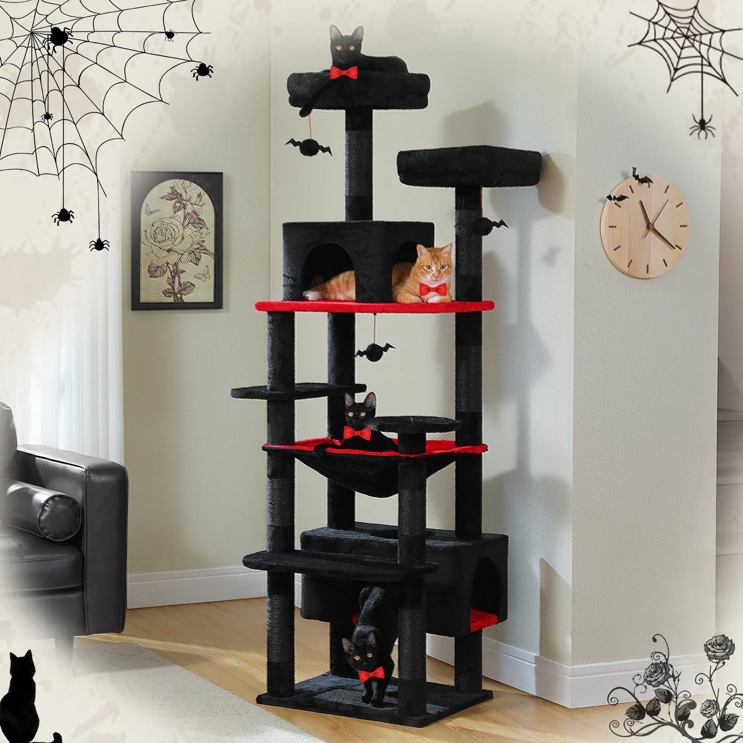 PAWZ Road Large Cat Tree Tower With Scratching Posts