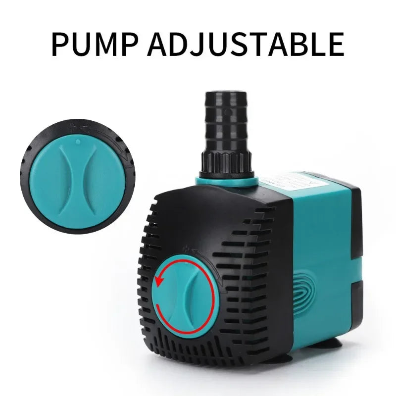Ultra Quiet Submersible Aquarium Water Pump 110240V 3W 10W 15W 25W