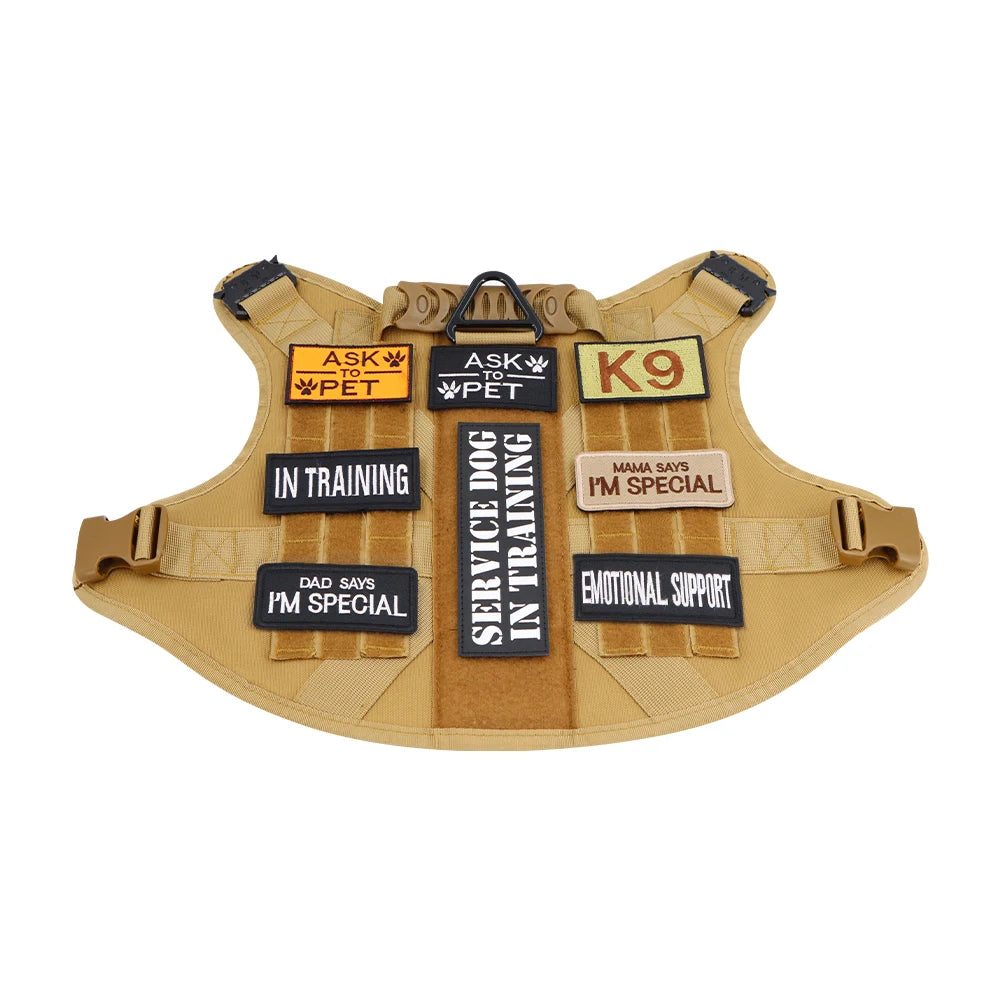 PETRAVEL Tactical Patch Bundle for Dog Vest and Collar