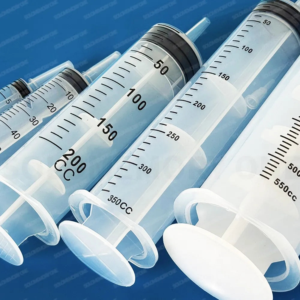 Plastic Syringes Set For Laboratory Dispensing Use