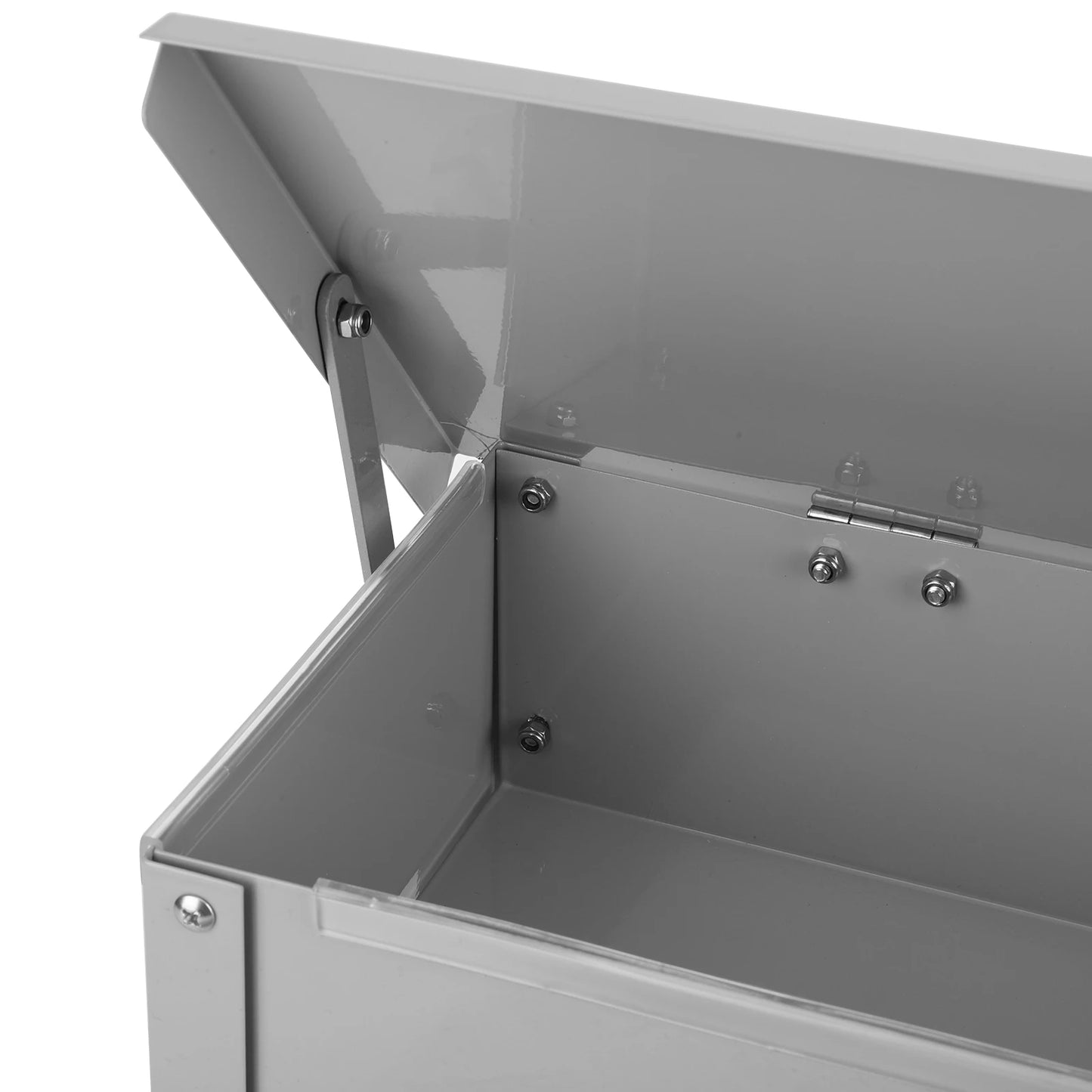 Automatic Chicken Feeder No Waste Treadle 11lb Stainless Steel Poultry Feeder with Weatherproof Lid for Chicken Pheasants Ducks