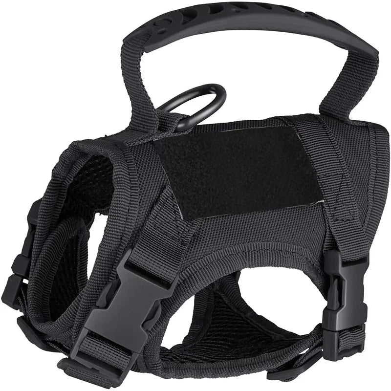 Outdoor tactical cat chest harness vest type lead rope anti-break adjustable walking cat leash Waterproof Cat Clothes Strap