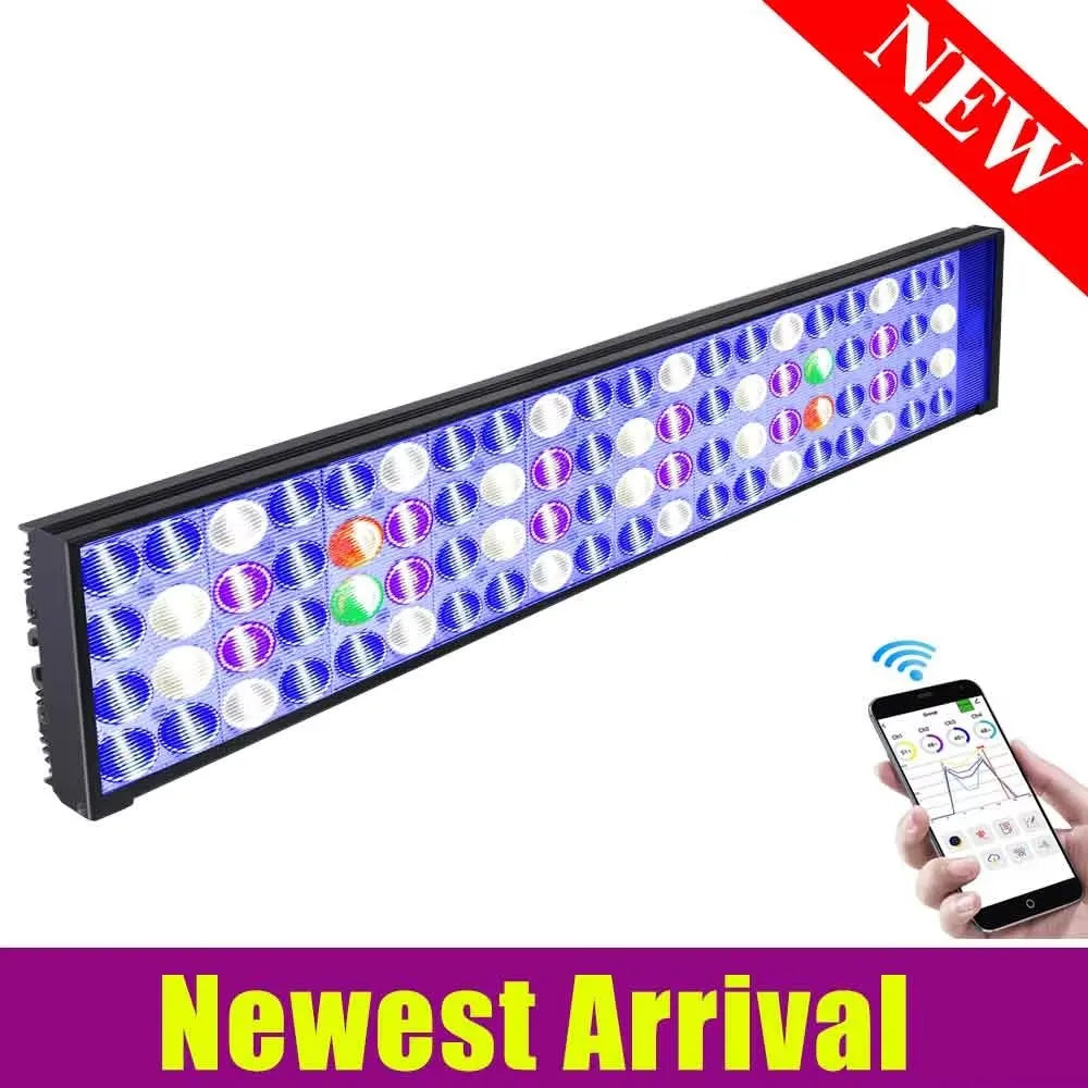 PopBloom WiFi Marine Aquarium Light Full Spectrum LED