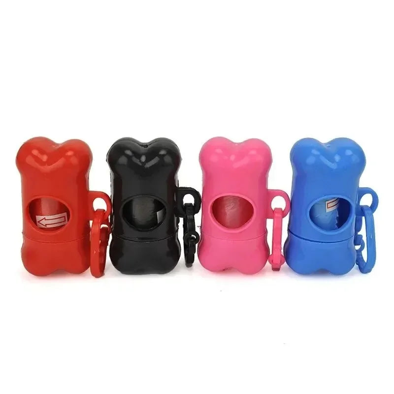 Bone Shaped Dog Waste Bag Dispenser For Walking And Cleaning Supplies