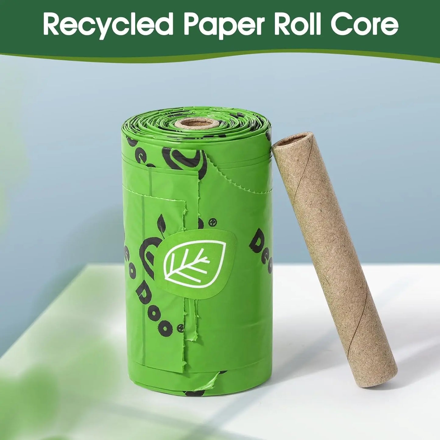 Extra Thick Leak Proof Dog Poop Bags With Handles Rolls
