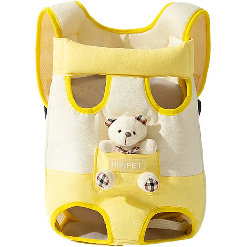 Soft Nylon Pet Dog Carrier Backpack For Small Breeds