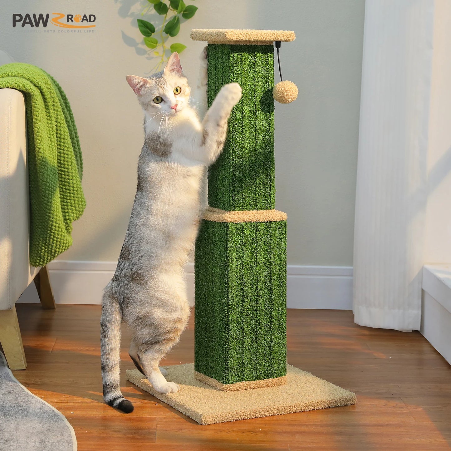 PAWZ Road Cat Scratching Post For Indoor Cats With Sisal