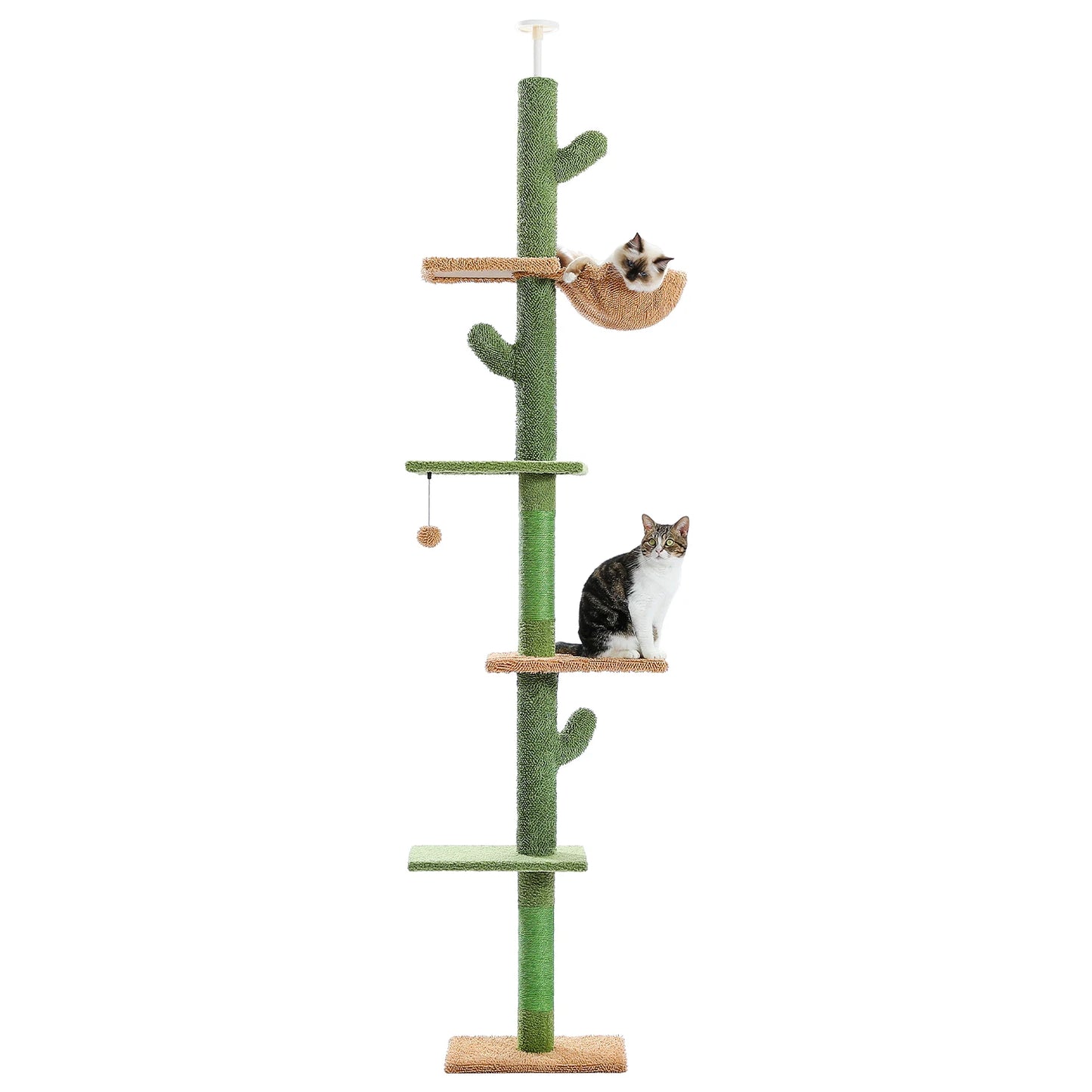 PAWZ Road 5Tier Cat Tree Floor To Ceiling Tower Indoor