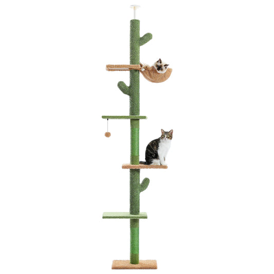 PAWZ Road 5Tier Cat Tree Floor To Ceiling Tower Indoor