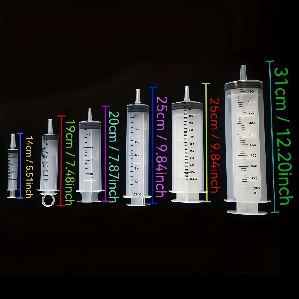 Plastic Syringes Set For Laboratory Dispensing Use