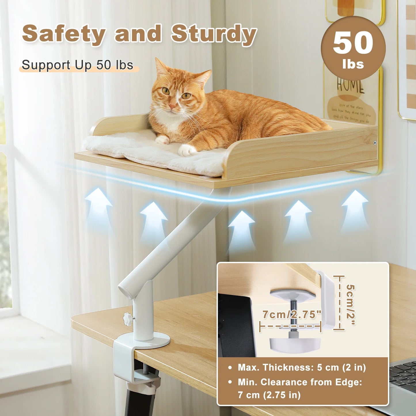 PAWZ Road Cat Desk Bedstead 360 Degree Rotatable Stand