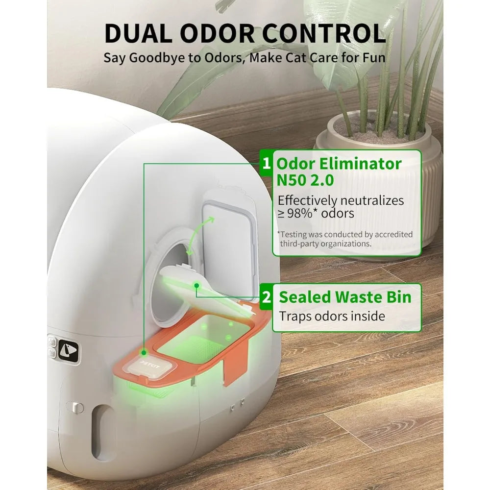PuraMax 2 Automatic Self-Cleaning Cat Litter Box With App Control