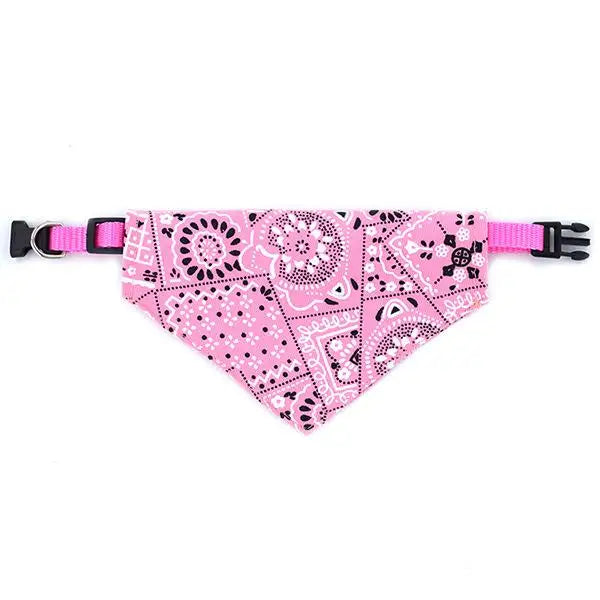Cat Collar Lovely Adjustable Dog Cat Necktie Pet Triangular Saliva Tie Scarf Dog Bandana Collar
